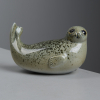 Lisa Larson sculpture of seal (gråsäl)