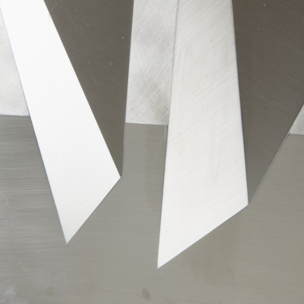Alexius Huber – Geometric Composition in Aluminium, Signed