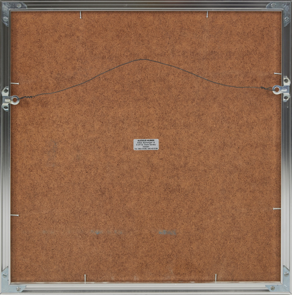 Alexius Huber – Geometric Composition in Aluminium, Signed